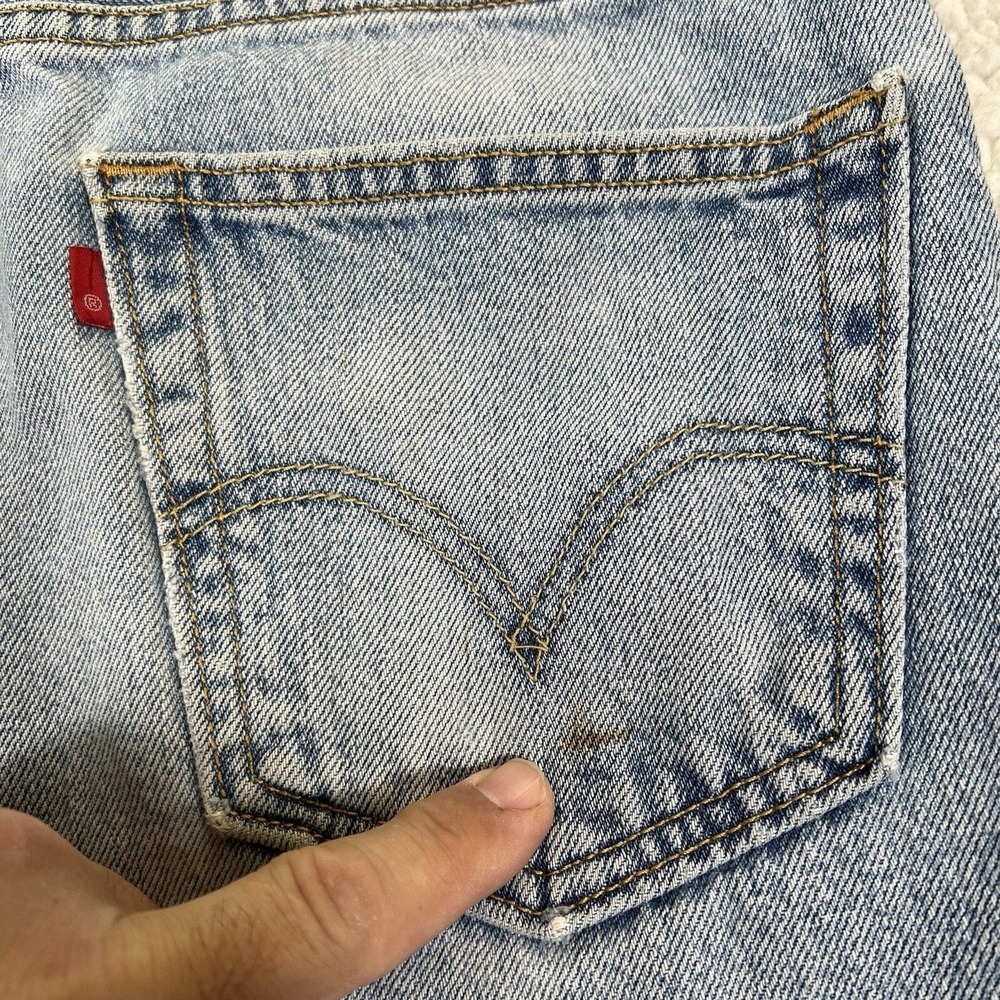 Levi's 550 Jeans Men's 34x30 (Actual 33x30) Blue Relaxed Fit Y2K - Picture 6 of 15